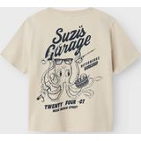 NAME IT - NKMHABO SS NREG TOP - Jongens - T-shirt - Groen - Jersey