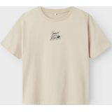 NAME IT - NKMHABO SS NREG TOP - Jongens - T-shirt - Groen - Jersey