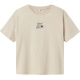 NAME IT - NKMHABO SS NREG TOP - Jongens - T-shirt - Groen - Jersey