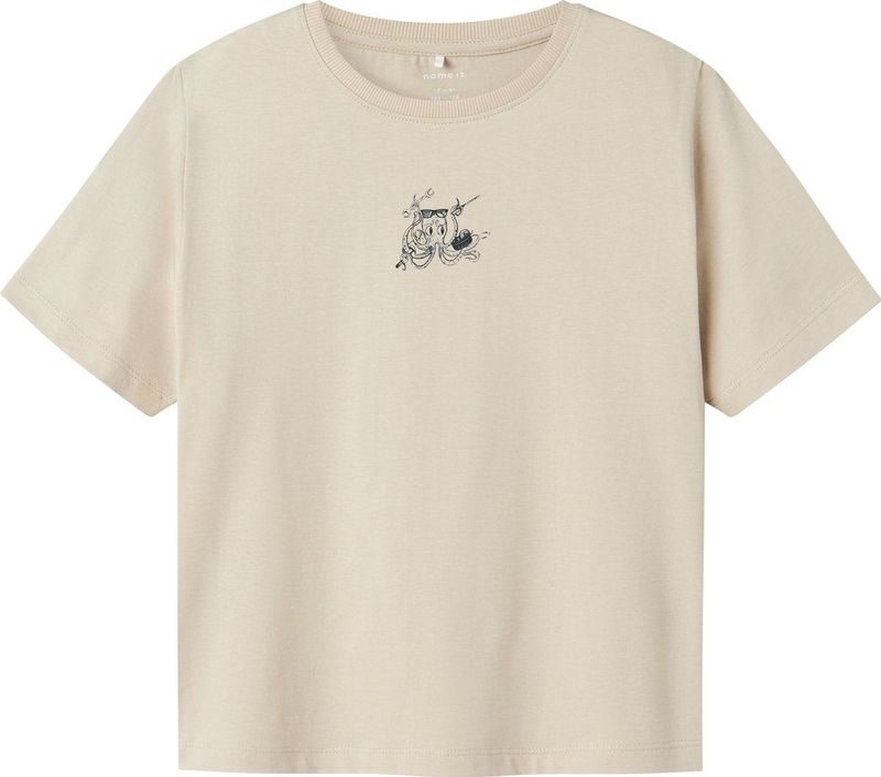 NAME IT - NKMHABO SS NREG TOP - Jongens - T-shirt - Groen - Jersey