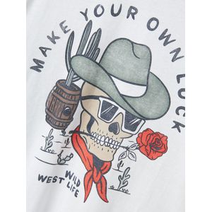 Top - Print - Jersey - Korte Mouwen - Regular Fit