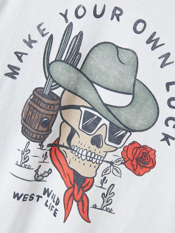 Top - Print - Jersey - Korte Mouwen - Regular Fit