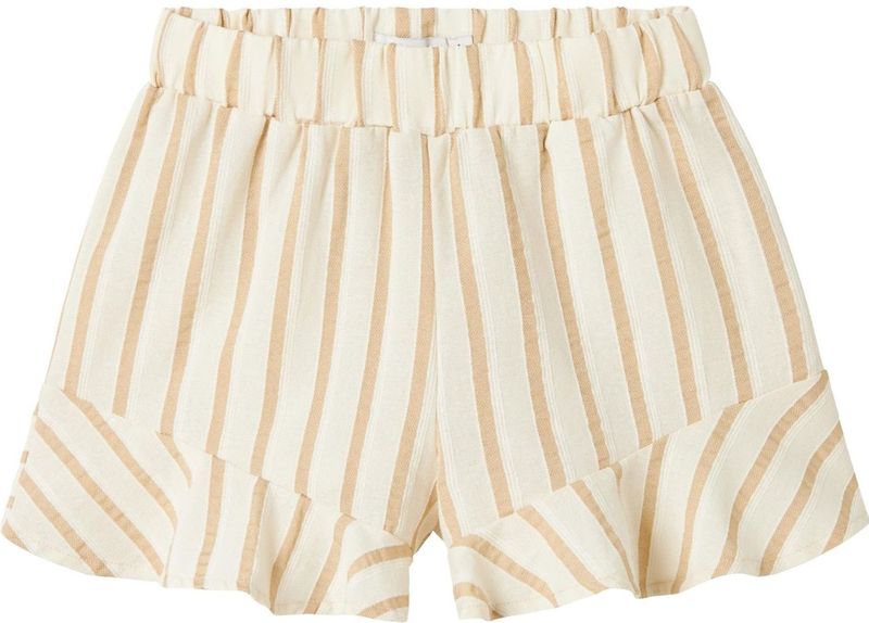 Korte Shorts - All-Over Print - Geweven Stof - Verstelbare Taille