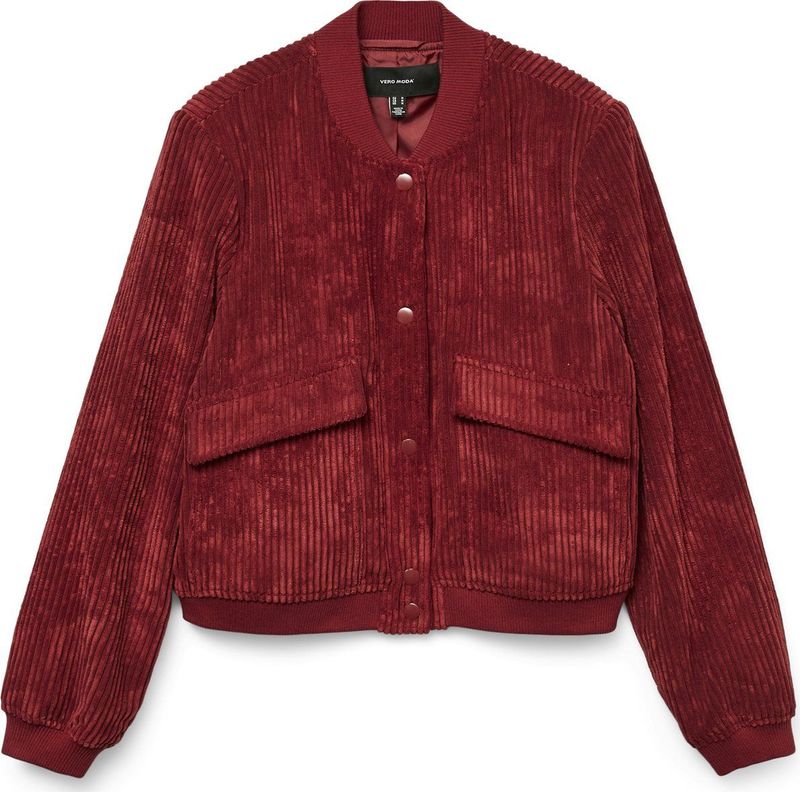 Vmrainie - Jas - Hoogsluitend - Kort - Lange Mouwen - Volledig Gevoerd