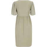 Mlannaline - Zwangerschapsjurk - Jurk - V-Hals - 3/4 Mouwen - Regular Fit