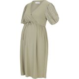 Mlannaline - Zwangerschapsjurk - Jurk - V-Hals - 3/4 Mouwen - Regular Fit