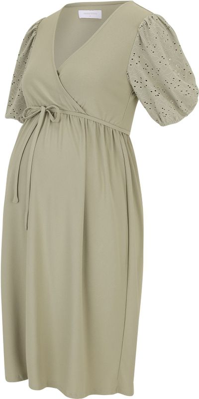 Mlannaline - Zwangerschapsjurk - Jurk - V-Hals - 3/4 Mouwen - Regular Fit