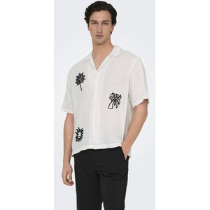 Onscaidenly - Overhemd - Korte Mouwen - Resort Kraag - Regular Fit