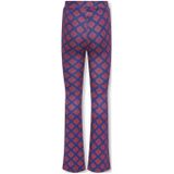 Kids only kogpaige flared aop pant cs pnt broek blauw
