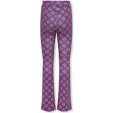Kids only kogpaige flared aop pant cs pnt broek blauw