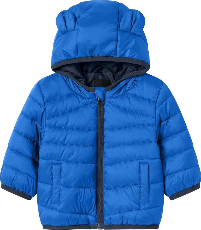 NAME IT - NBMMARBLE - Gewatteerde Jas - Royal Blue - Licht Gevoerd