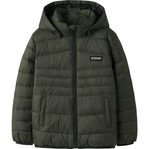 NAME IT - Gewatteerde Jas - Pufferjas - Met Afneembare Capuchon - Voor Kinderen