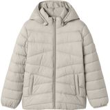 NAME IT - Gewatteerde Jas - Pufferjas - Met Afneembare Capuchon - Voor Kinderen