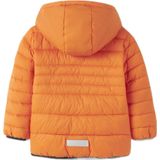 Name It - NMMMARBLE JACKET PB - Outdoorjack - Celosia Orange - Met Afneembare Capuchon