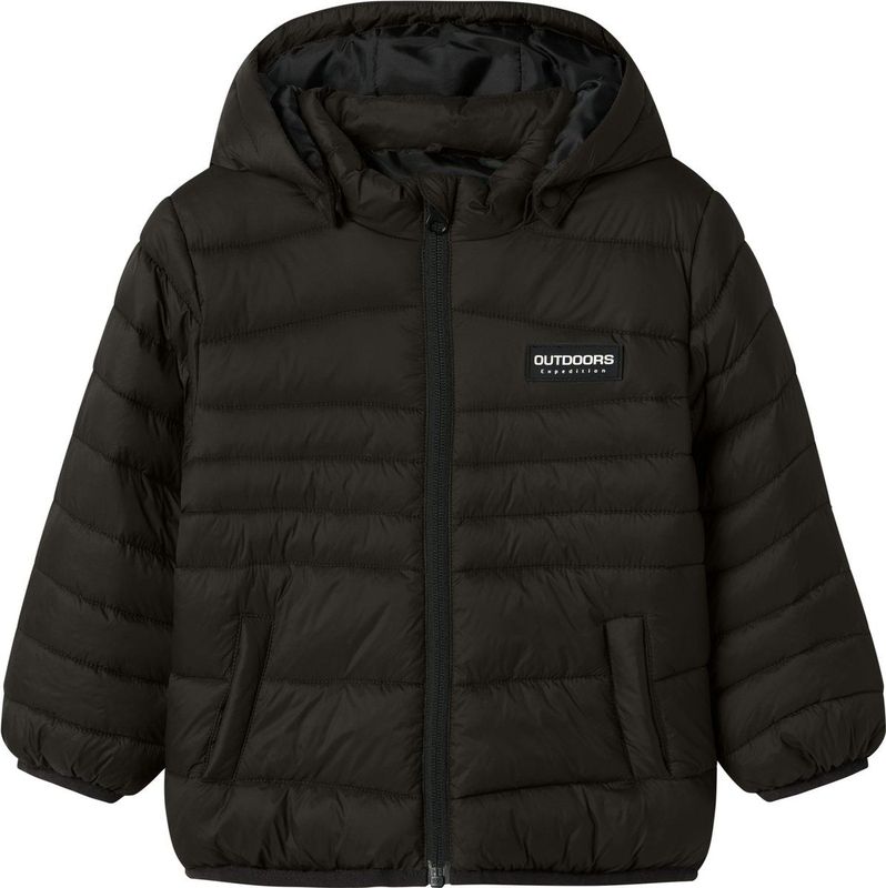 NAME IT Tussenjas 'NMMMARBLE'  zwart