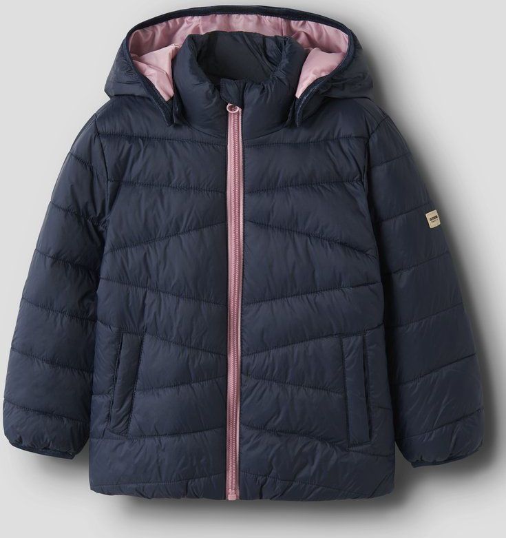 NAME IT - Gewatteerde Jas - Pufferjas - Met Afneembare Capuchon