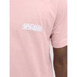 Jack & Jones - JCOSago - Shirt - Rosa/Wit - Kwartmouw