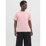 Jack & Jones - JCOSago - Shirt - Rosa/Wit - Kwartmouw
