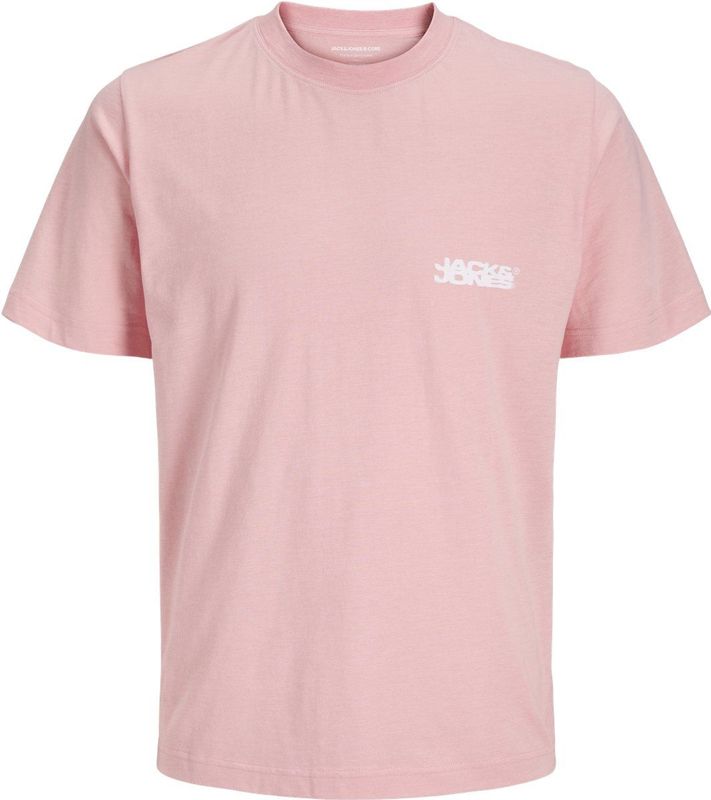 Jack & Jones - JCOSago - Shirt - Rosa/Wit - Kwartmouw