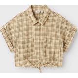 Kleur - Korte Mouwen Overhemd - Geweven Stof - All-Over Print - Regular Fit