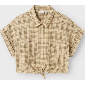 Kleur - Korte Mouwen Overhemd - Geweven Stof - All-Over Print - Regular Fit