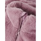 NAME IT KIDS faux fur jas roze