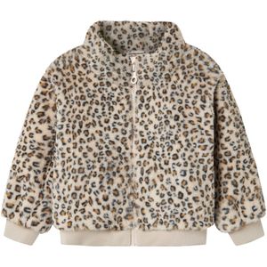 Name It Jas - Kunstbont - NmfMila - Oxford Tan/Leo - Name It - 1½ jaar (86) - Zomerjas