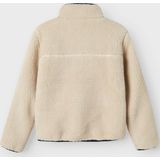 NAME IT - Teddy Jas - Sherpa - Jack - Voor Kinderen - Lange Mouwen - Hoge Opstaande Kraag
