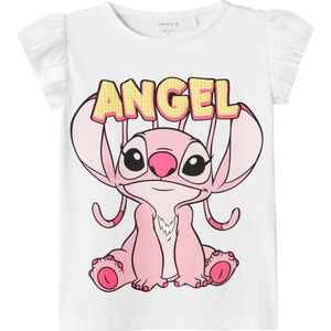 NAME IT - NMFASBIRI STITCH - T-shirt - Wit