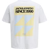 Jack & Jones - JORTAVIRA POSTER TEE - T-shirt - Bright white - Ronde Hals