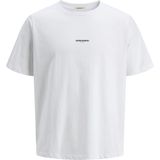 Jack & Jones - JORTAVIRA POSTER TEE - T-shirt - Bright white - Ronde Hals