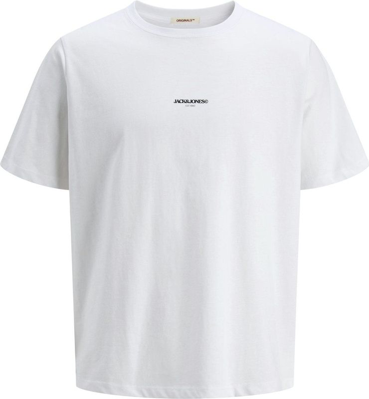 Jack & Jones - JORTAVIRA POSTER TEE - T-shirt - Bright white - Ronde Hals