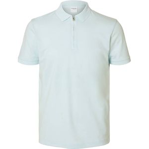 Shirt - SLHFAVE - Poloshirt - Effen - Katoen - Normale Pasvorm