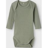 5-pack Romper - Gestreept - Ribgebreide Stof - Lange Mouwen - Drukknoopsluiting