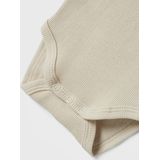 5-pack Romper - Gestreept - Ribgebreide Stof - Lange Mouwen - Drukknoopsluiting