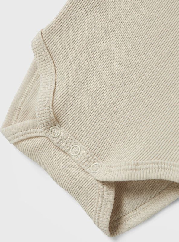 5-pack Romper - Gestreept - Ribgebreide Stof - Lange Mouwen - Drukknoopsluiting