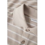 NAME IT - NKMVOLO - Poloshirt - Zand en Wit - Korte Mouwen