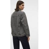 Vero Moda - Vmtessa Ls Oversize Denim Jacket - Grijs - Denim - Dames