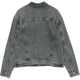 Vero Moda - Vmtessa Ls Oversize Denim Jacket - Grijs - Denim - Dames