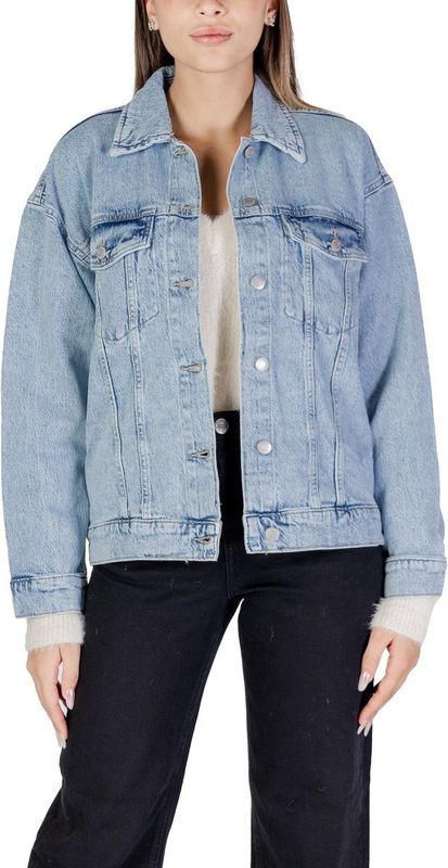 Vero Moda - Klassieke Denim Jack - Lichtblauw - Katoen/Lycra/Polyester