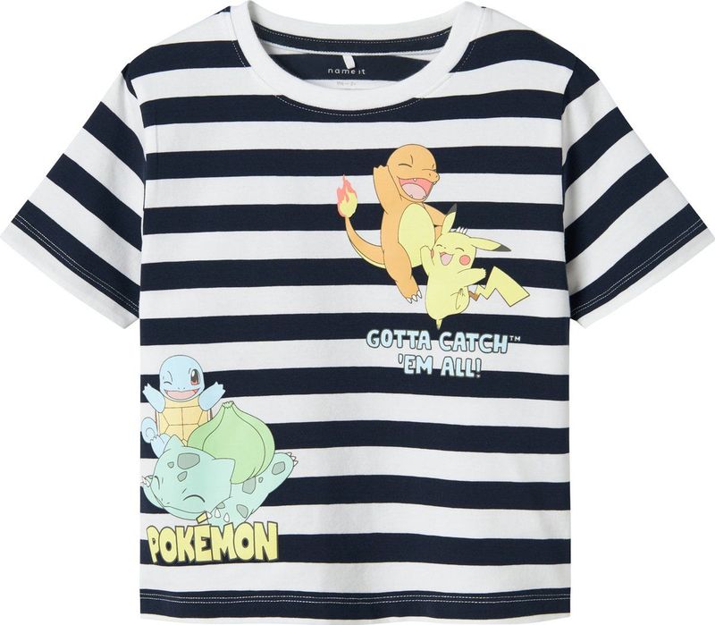 Pokemon - T-shirt - Multikleur - Garengeverfd - Regular Fit
