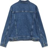 Spijkerjas - Blauw - Katoenmix - Knoopsluiting