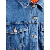 Spijkerjas - Blauw - Katoenmix - Knoopsluiting