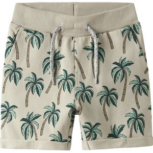 Name It - Nmmvermo AOP Long SWE Unb F Noos Short - Bermuda - Wit - Katoen