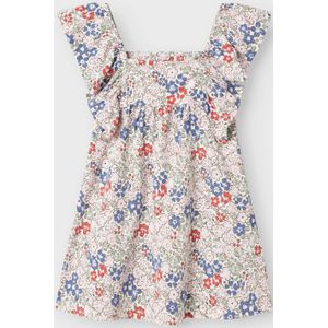 Name It - Shirtjurk - Bloemig - Ronde Hals - Kapmouwen