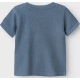 Name It - NbmJush - T-Shirt - Blue Mirage - Rib
