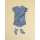 Name It - NbmJush - T-Shirt - Blue Mirage - Rib