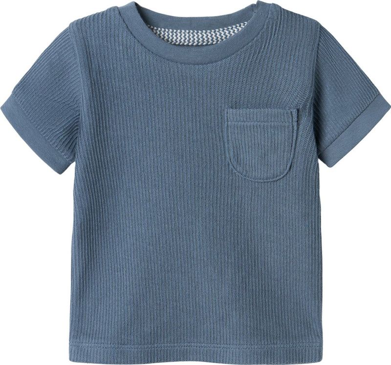 Name It - NbmJush - T-Shirt - Blue Mirage - Rib