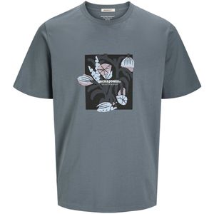 Jack & Jones - Joralmeria Front Tee - T-shirt - Zwart - Korte Mouwen