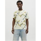 JACK & JONES - Joralmeria AOP - T-shirt - Tint Celadon - Katoen